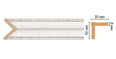 Угол Decomaster 116-60 (30*30*2400 мм)