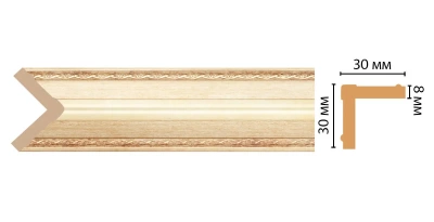 Цветной угол Decomaster 116-933 (30*30*2400)