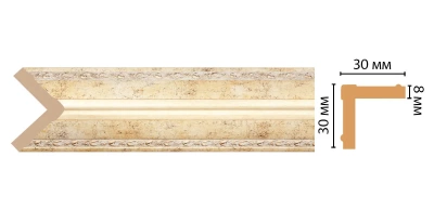 Цветной угол Decomaster 116-553 (30*30*2400)