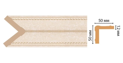 Цветной угол Decomaster 142-18D (50*50*2400)