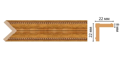 Цветной угол Decomaster 116M-58 (22*22*2400)