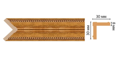 Цветной угол Decomaster 116-58 (30*30*2400)