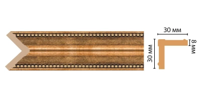 Цветной угол Decomaster 116-57 (30*30*2400)