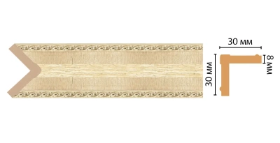 Цветной угол Decomaster 116-5 (30*30*2400)