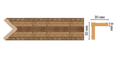 Цветной угол Decomaster 116-3 (30*30*2400)