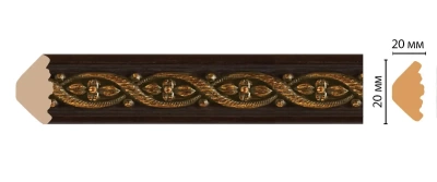 Внутренний угол Decomaster 132M-1 (20*20*2400)