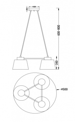 Подвесная люстра Barbara FR5004PL-03CH