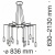 Подвесная люстра Davida MOD035PL-12B Подвесная люстра Davida MOD035PL-12B