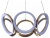 Подвесная люстра Olimpia ZRS.30101.84 Подвесная люстра Olimpia ZRS.30101.84