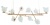 Подвесная люстра Flaty FR5374PL-10BS