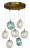 Подвесная люстра Frozen MOD254PL-07BS Подвесная люстра Frozen MOD254PL-07BS