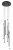 Подвесная люстра Light stick MOD236PL-L54B3K Подвесная люстра Light stick MOD236PL-L54B3K