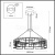 Подвесная люстра ZAHA 7060/44L Подвесная люстра ZAHA 7060/44L