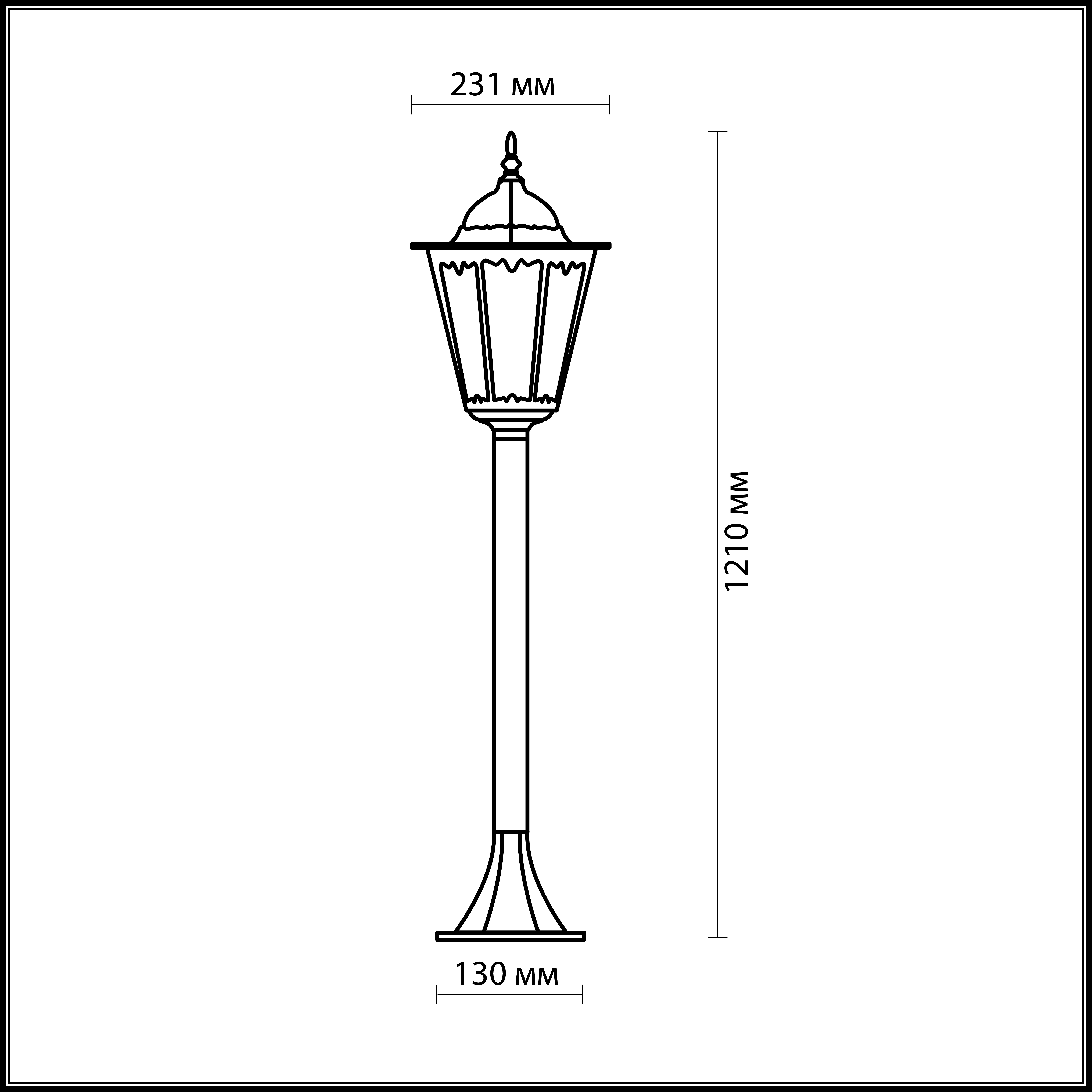 Шаблон фонаря. Фонарь Odeon Light 2318/1f. Наземный фонарь Outer 2318/1f. Фонарь уличный Odeon Light Art.4052/1f. Odeon Light Outer [2318/1f].