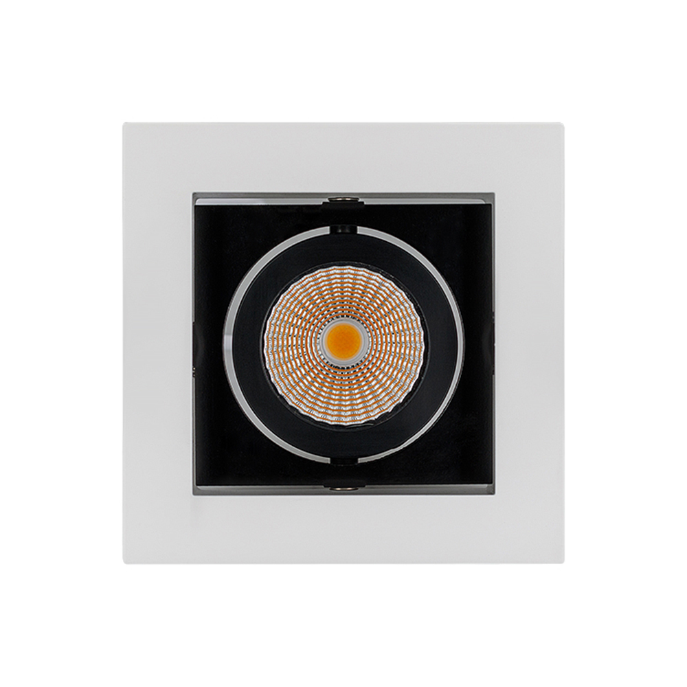 Светильник CL-KARDAN-S102x102-9W Warm (WH-BK, 38 deg) (Arlight, IP20 Металл, 3 года) Arlight 024126