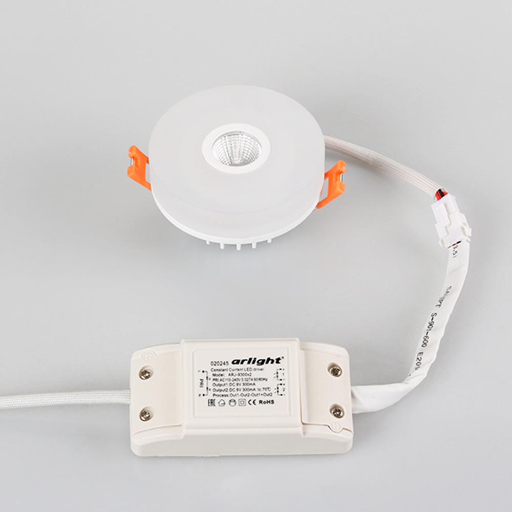 Светильник LTD-80R-Opal-Roll 2x3W Warm White (Arlight, IP40 Пластик, 3 года) Arlight 020812