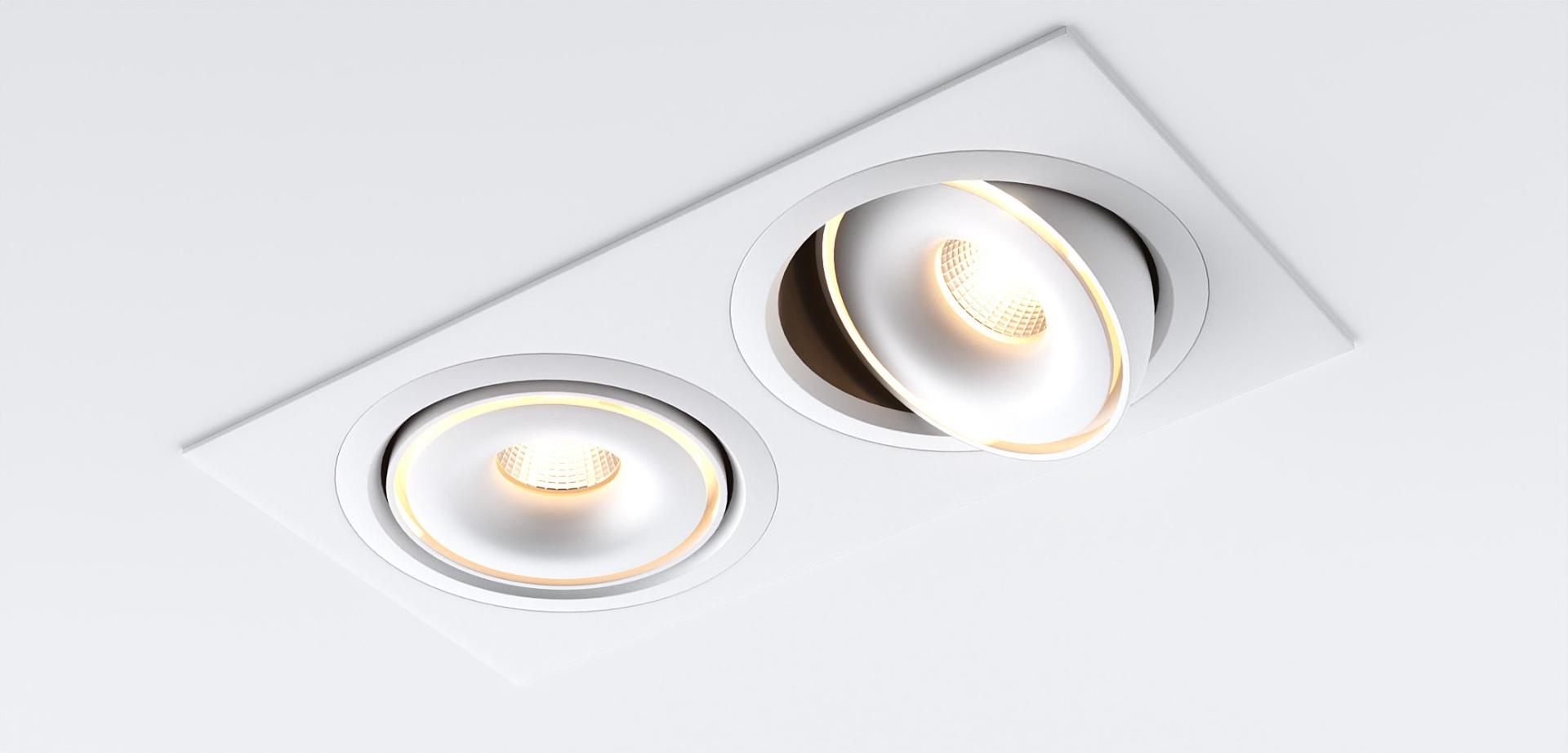 ORBITA ZEN FRAME 2X WHITE LEDMONSTER LedMonster ORBITA ZEN FRAME 2X WHITE