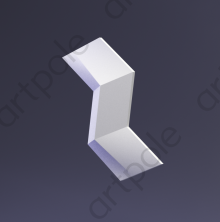 3d панель Artpole Mercury Platinum Гипс с виниловым покрытием 250*145*22 мм