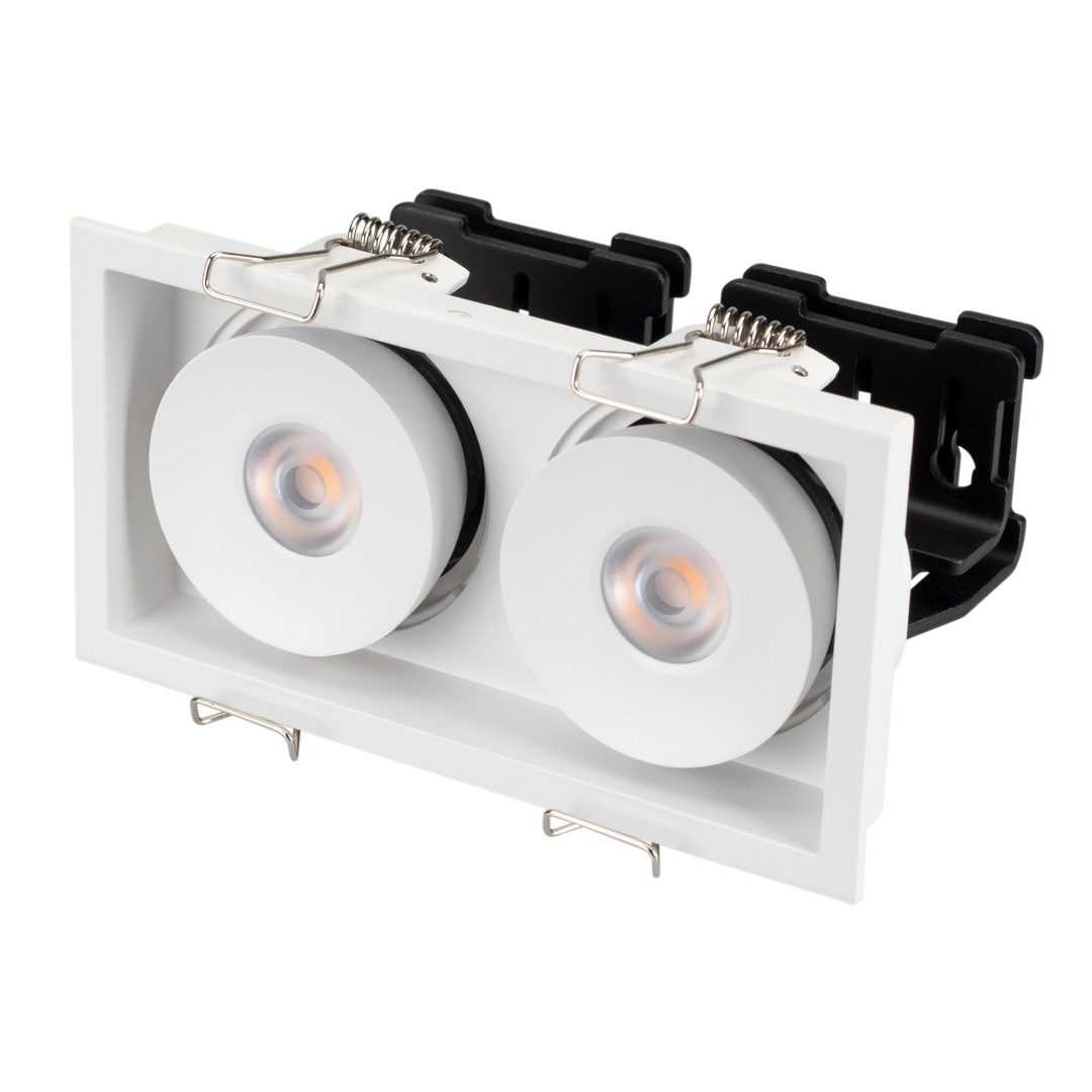 Светильник CL-SIMPLE-S148x80-2x9W Warm3000 (WH, 45 deg) (Arlight, IP20 Металл, 3 года) Arlight 026876