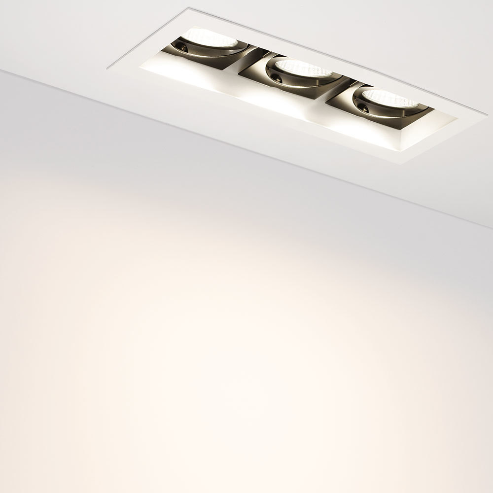 Светильник CL-KARDAN-S260x102-3x9W Warm (WH-BK, 38 deg) (Arlight, IP20 Металл, 3 года) Arlight 024136