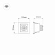 Светильник CL-KARDAN-S102x102-9W White (WH, 38 deg) (Arlight, IP20 Металл, 3 года) Arlight 024123