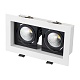 Светильник CL-KARDAN-S180x102-2x9W Day (WH-BK, 38 deg) (Arlight, IP20 Металл, 3 года) Arlight 024129