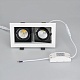 Светильник CL-KARDAN-S180x102-2x9W Warm (WH-BK, 38 deg) (Arlight, IP20 Металл, 3 года) Arlight 024130