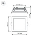Светодиодная панель LT-S160x160WH 12W Day White 120deg (Arlight, IP40 Металл, 3 года) Arlight 014932