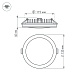 Светодиодная панель LTD-135SOL-20W White (Arlight, IP44 Пластик, 3 года) Arlight 020713