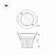 Светодиодный светильник LTD-140WH 25W White 60deg (Arlight, IP40 Металл, 3 года) Arlight 015889