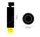 SLIDE TRACK BLACK LEDMONSTER LedMonster SLIDE TRACK BLACK