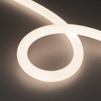 Гибкий неон MOONLIGHT-TOP-FP-X1088-D25mm 24V Day4000 (20 W/m, IP65, 5m, wire x1, Arlight, Вывод кабеля прямой)