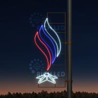 Светодиодная консоль Rich LED на металлокаркасе, тип 9-9, 220 В,WBR