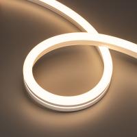 Светодиодная лента герметичная MOONLIGHT-SIDE-A140-12x24mm 24V Warm3000 (9.6 W/m, IP68, 5m, wire x2) (Arlight, Вывод кабеля прямой)