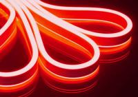 Светодиодный Гибкий Неон Rich LED, двухсторонний, красный, кратность резки 1 метр,  размер 8*16 мм, 220 В, 50 м