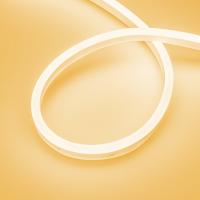 Гибкий неон AURORA-PS-A120-16x8mm 24V Amber (10 W/m, IP65, 2835, 5m, Arlight, Силикон)
