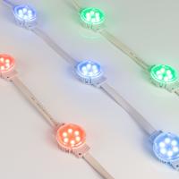 Модуль управляемый SPI-F6-D40 24V RGB-RAM-Auto (1.25W, IP68, 120 deg, Arlight, Пластик, 3 года)