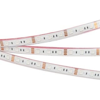 Лента RTW 2-5000PGS 12V RGB 2x (5060, 300 LED, LUX) (Arlight, 14.4 Вт/м, IP67)