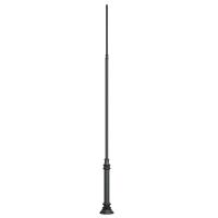 Опора фланцевая OXOR-OT3-DE-D160-L4000 (BK) (Arlight, Сталь)