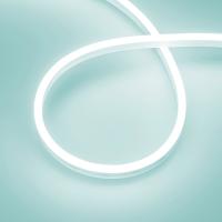 Гибкий неон AURORA-PS-A120-12x6mm 24V Azure (10 W/m, IP65, 2835, 5m, Arlight, Силикон)