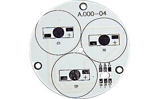 Плата D55-3E 1R-1G-1B Emitter (3x LED, 000-04) (Turlens, -)