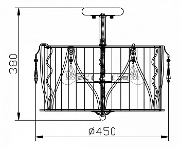 Светильник на штанге Maytoni Elegant 35 ARM361-33-W