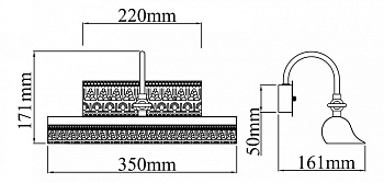 Подсветка для картины Maytoni Leonardo PIC111-02-R