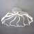 Потолочная люстра Eurosvet Begonia 90095/10 белый 100W Потолочная люстра Eurosvet Begonia 90095/10 белый 100W
