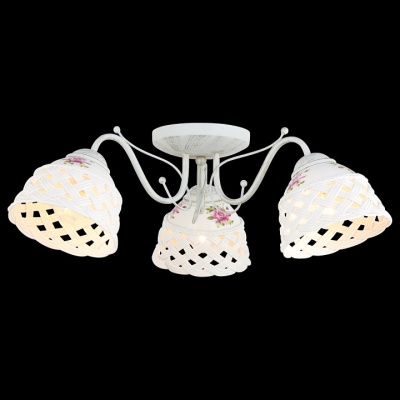 Потолочная люстра Arte Lamp Wicker A6616PL-3WG