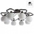 Потолочная люстра Arte Lamp Lana A6379PL-8GA Потолочная люстра Arte Lamp Lana A6379PL-8GA