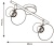 Спот Arte Lamp Baltimore A1406AP-2BK