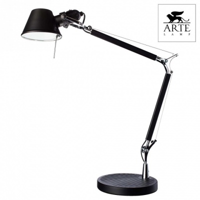 Настольная лампа офисная Arte Lamp Airone A2098LT-1BK