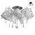 Потолочная люстра Arte Lamp Promessa A3207PL-5CC Потолочная люстра Arte Lamp Promessa A3207PL-5CC