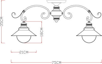 Потолочная люстра Arte Lamp Grazioso A4577PL-5WG